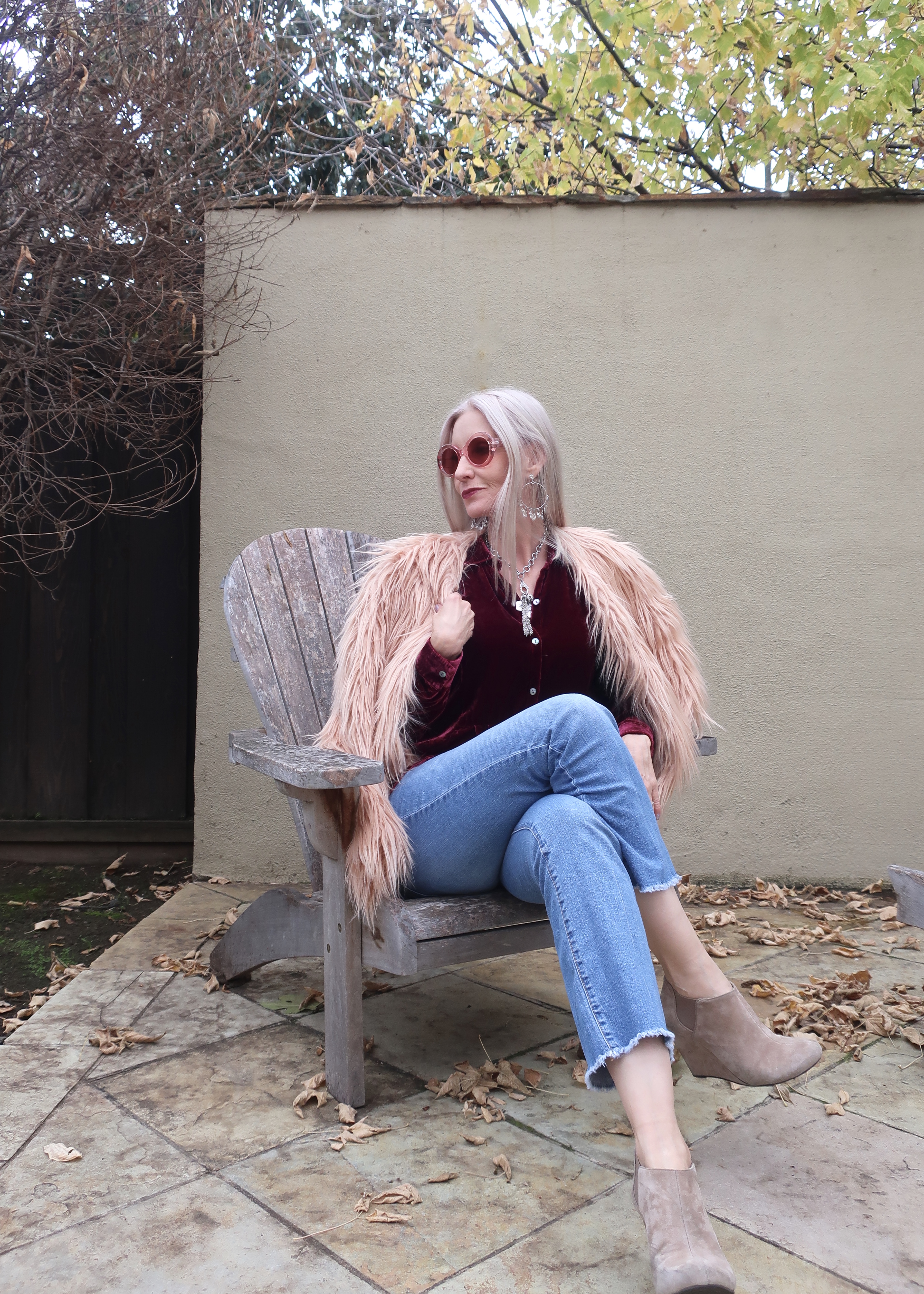 velvet and faux fur over 40
