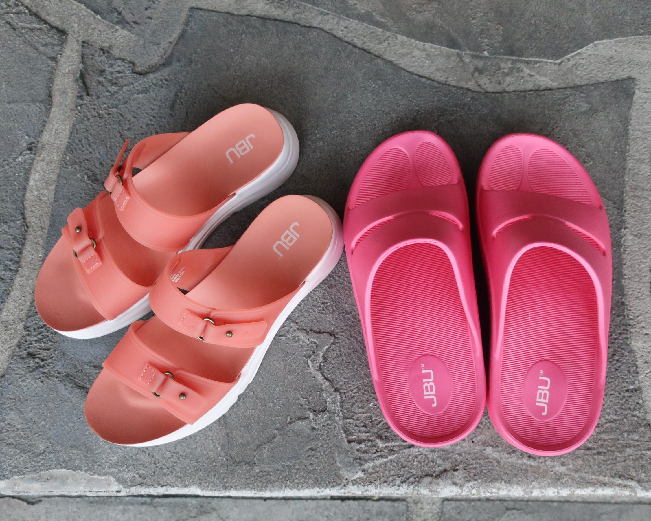 colorful summer sandals